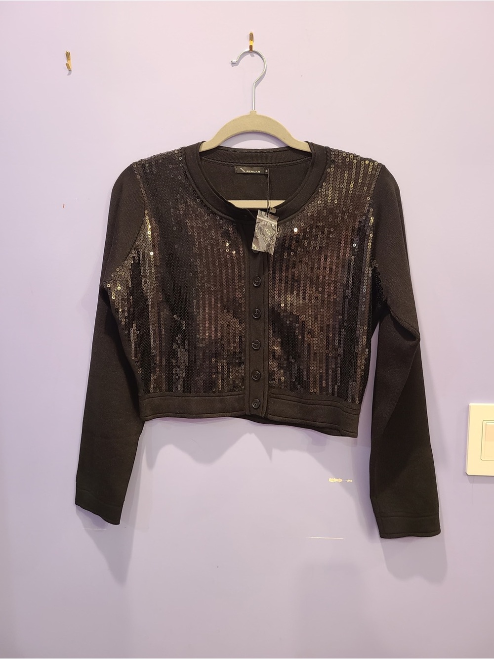 Renuar Black cardigan Sweater